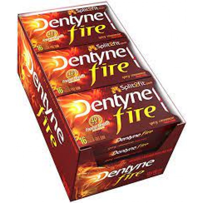 DENTYNE FIRE CANNELLE REG.12s / ADAMS